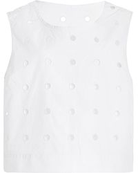Posse - Peggy Embroidered Top - Lyst