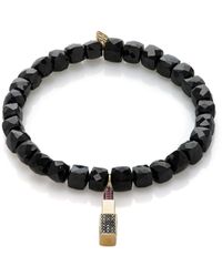 Sydney Evan - Lipstick 14k Yellow Gold Spinel Bracelet - Lyst