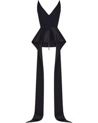 Maticevski - Frame Strapless Peplum Top - Lyst
