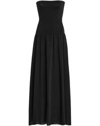 Eres - Oda Strapless Jersey Maxi Dress - Lyst