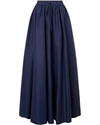 STAUD - Eden Nylon Maxi Skirt - Lyst