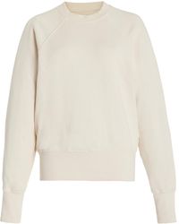 Les Tien - Linda Classic Raglan-sleeve Cotton Sweatshirt - Lyst