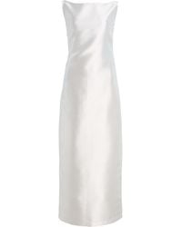Marlies Grace - Exclusive Gigi Twill Midi Dress - Lyst