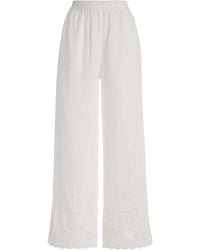 All That Remains - Exclusive Eta Embroidered Cotton Pants - Lyst
