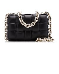 Bottega Veneta - The Chain Padded Cassette Leather Bag - Lyst