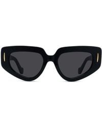 Loewe - Anagram Square-Frame Acetate Sunglasses - Lyst