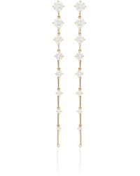 Fernando Jorge - Sequence Long 18k Gold Diamond Earrings - Lyst