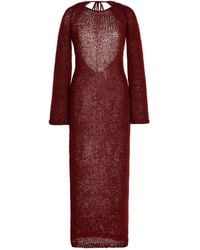 Nia Thomas - Exclusive Kate Bell-Sleeve Knit Maxi Dress - Lyst