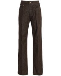 OSSOU - Noon Rigid Mid-rise Straight-leg Jeans - Lyst