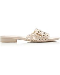 Jonathan Simkhai - Mccall Laser-Cut Leather Sandals - Lyst