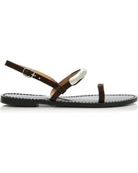 Amanu - The Ghana Suede Sandals - Lyst