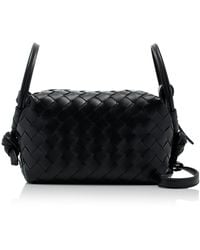 Bottega Veneta - Small Loop Intrecciato Leather Shoulder Bag - Lyst