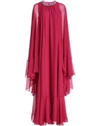 Miss Sohee - Exclusive Embellished Silk Caftan Dress - Lyst