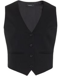 Wardrobe NYC - Cropped Wool Vest - Lyst