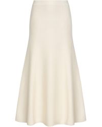 Gabriela Hearst - Freddie Wool-Cashmere Midi Skirt - Lyst