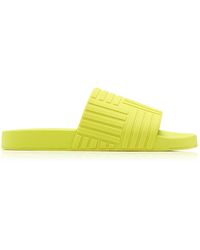 Bottega Veneta - Slider Rubber Slide - Lyst