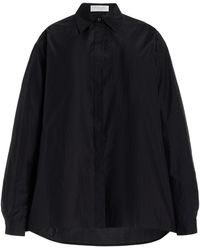 Michael Kors - Boyfriend Oversized Silk-cotton Shirt - Lyst