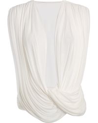 Christopher Esber - Ripple Draped Jersey Top - Lyst