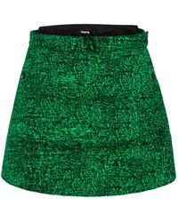 Moncler Genius - X Jw Anderson Down-Filled Cotton Mini Skirt - Lyst
