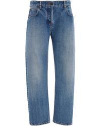 The Row - Riaco Rigid Mid-Rise Straight-Leg Jeans - Lyst