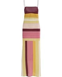 SIR. - Fontana Silk Slip Maxi Dress - Lyst