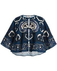 Sea - Blaise Print Linen Top - Lyst