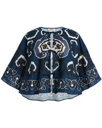 Sea - Blaise Print Linen Top - Lyst