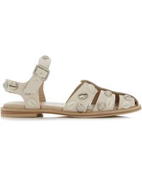 Frēda Salvador - Exclusive Sera Studded Suede Fisherman Sandals - Lyst