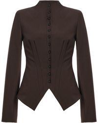 STAUD - Adrian Twill Jacket - Lyst