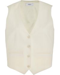 Wardrobe NYC - Cropped Wool Vest - Lyst