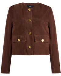 Arma - Lorenne Goat Suede Jacket - Lyst