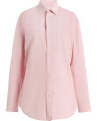DARKPARK - Anne Cinched Cotton-Poplin Shirt - Lyst