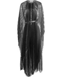 SemSem - Pleated Lamé Caftan Dress - Lyst