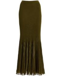 Ulla Johnson - Vera Pleated Knit Maxi Skirt - Lyst