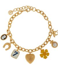 Ben-Amun - 24k Gold-plated Charm Necklace - Lyst