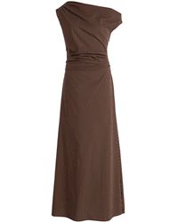 STAUD - Phare Striped Cotton Maxi Dress - Lyst