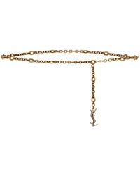 Saint Laurent - Cassandre Chain Belt - Lyst