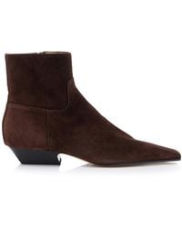 KHAITE - The Marfa Ankle Boot - Lyst