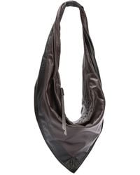 Lemaire - Small Scarf Leather Bag - Lyst