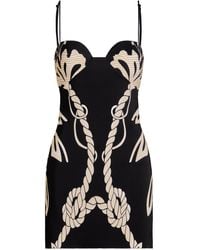 Johanna Ortiz - Maritime Star Printed Bustier Mini Dress - Lyst