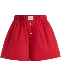 Comme Si - La Classica Cotton-Poplin Boxer Shorts - Lyst