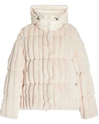 Moncler - Fare Quilted Faux Fur Jacket - Lyst