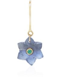 Pascale Monvoisin - Ida Iolite And Diamond Single Earring - Lyst