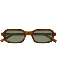 Saint Laurent - Square-Frame Acetate Sunglasses - Lyst
