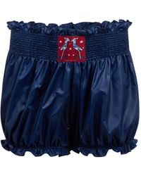 Conner Ives - Shirred Bloomer Shorts - Lyst