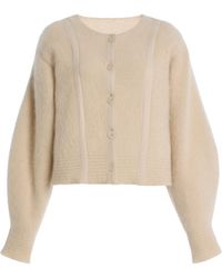By Malene Birger - Pernille Mohair-Blend Cardigan - Lyst