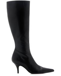 The Row - Sling Leather Knee Boots - Lyst