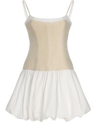 Jonathan Simkhai - Fifi Linen-Blend Bubble Mini Dress - Lyst