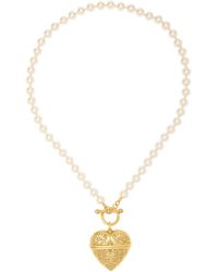 Brinker & Eliza The Felicity 24k Gold-plated Pearl And Glass Necklace - Metallic