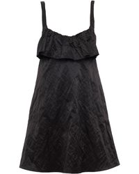 Chloé - Satin Crinkle Mini Dress - Lyst